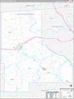 Jefferson Davis, Ms Carrier Route Wall Map